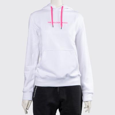 Dolder Hoodie TDG, white / pink fluo, L